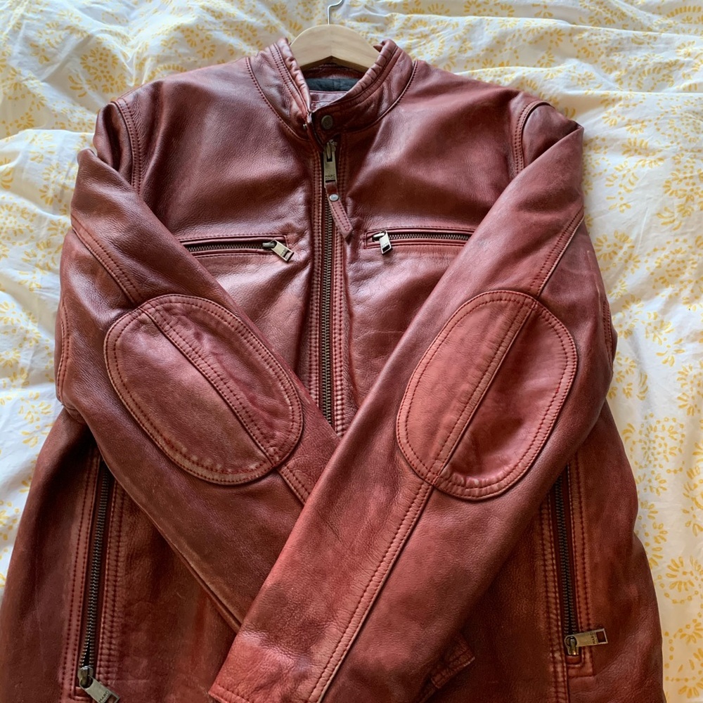 Andrew Marc men’s leather jacket